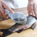 Fish Scale Scraper Brush with Knife – Easy Clean Tool