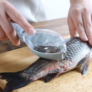 Fish Scale Scraper Brush with Knife – Easy Clean Tool